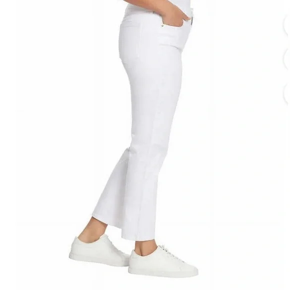 - Ella Moss Ladies' Straight Mid-Rise Ankle Jeans, White - Picture 2 of 11